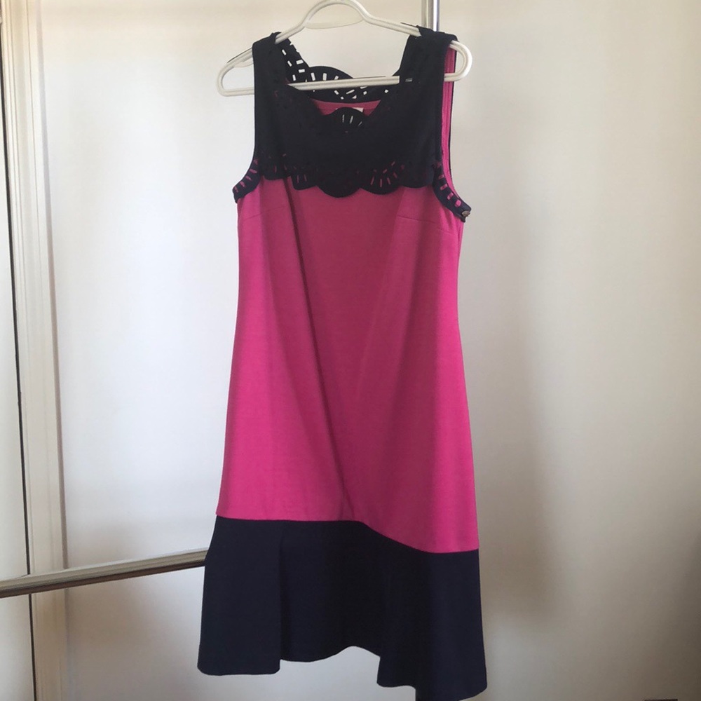 Donna Morgan dropped waist knit dress